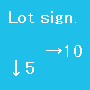 lot sign

→10.↓5