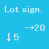 lot sign

→20.↓5