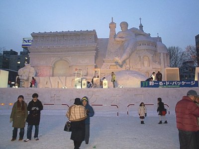 雪祭り雪像