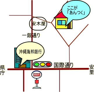 「あんつく」の地図