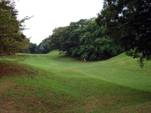 佐倉城空堀