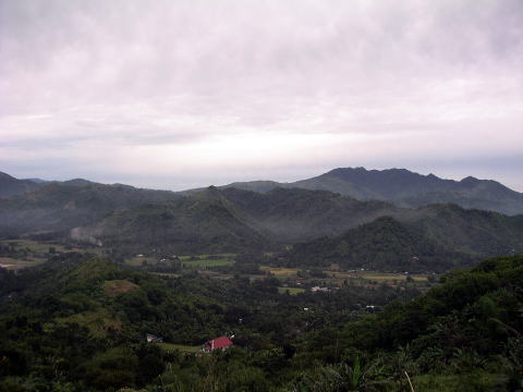 高台から見たボソボソ地区