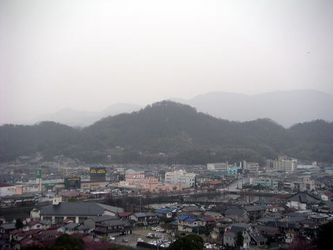 佐和山城遠景