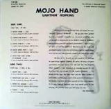 LIGHTNIN'　HOPKINS/MOJO　HAND裏